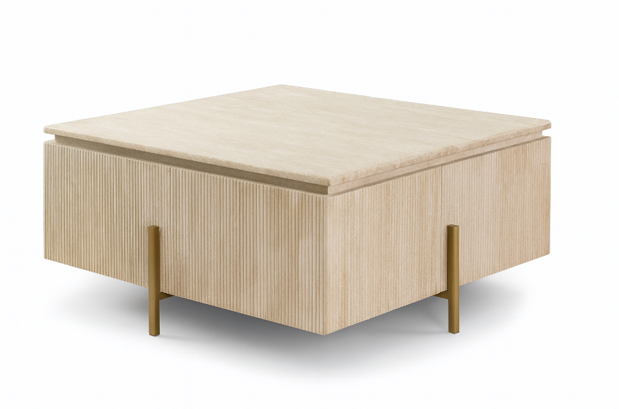 COFFEE TABLE AD-DT0622TRM TRAVERTIN