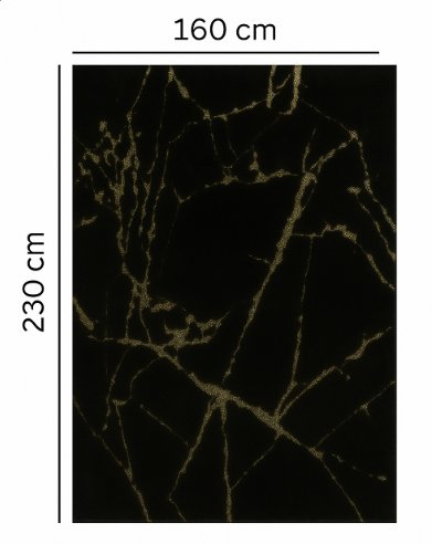 MDTJ Carpet Black 160x 230 cm