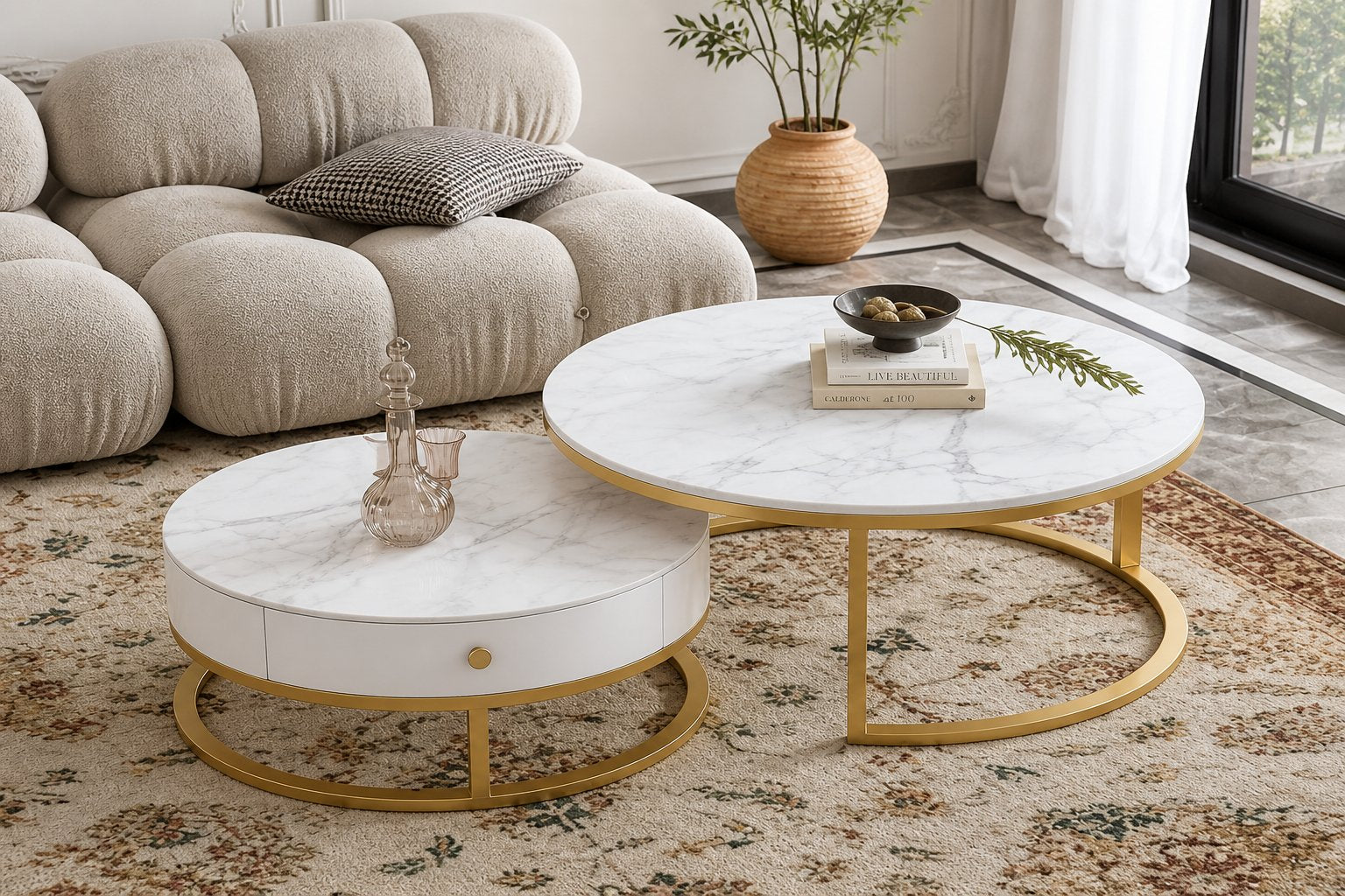 COFFEE TABLE 629 blanc