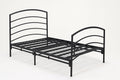 BED METAL BLACK B-2 200*90
