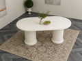 SAFIR TABLE CREAM LEG / CREAM TOP