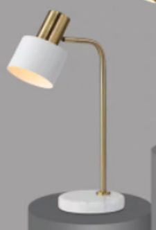 NOVA LAMP WHITE/GOLD (C40)