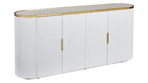 BUFFET OKKA WHITE BT-1602 / 180 CM