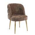CHAIR CH5043 BRUN/GOLD