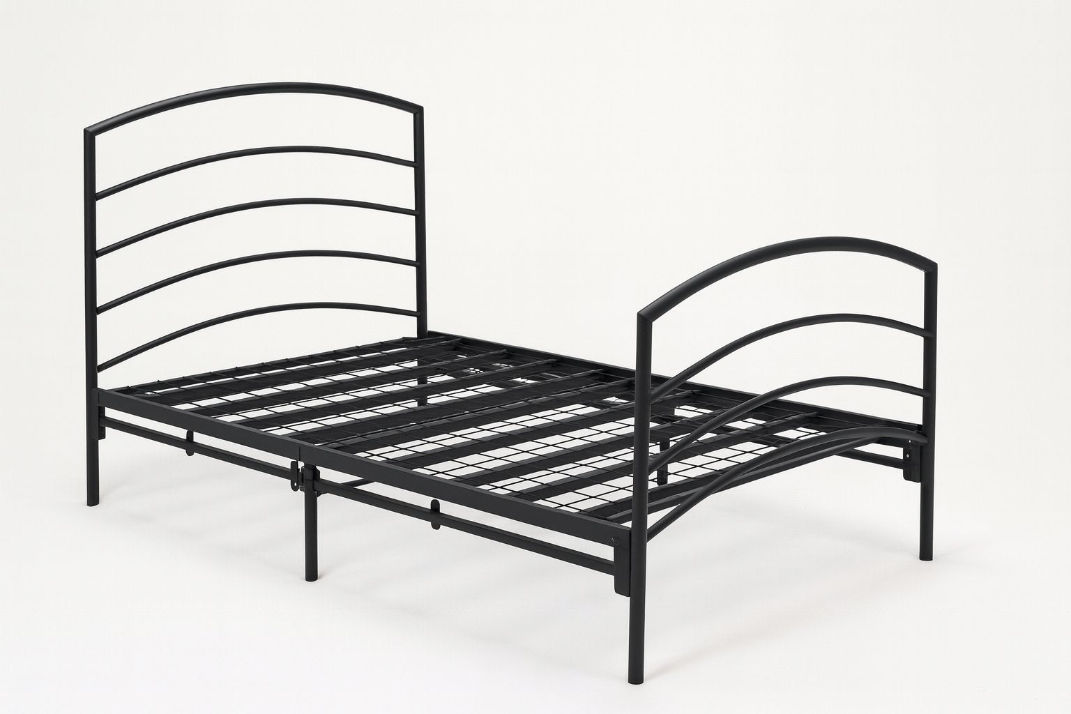 BED METAL BLACK B-2 200*140